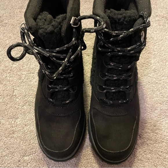 Old Navy Faux Suede Hiking Boots - Picture 8 of 8